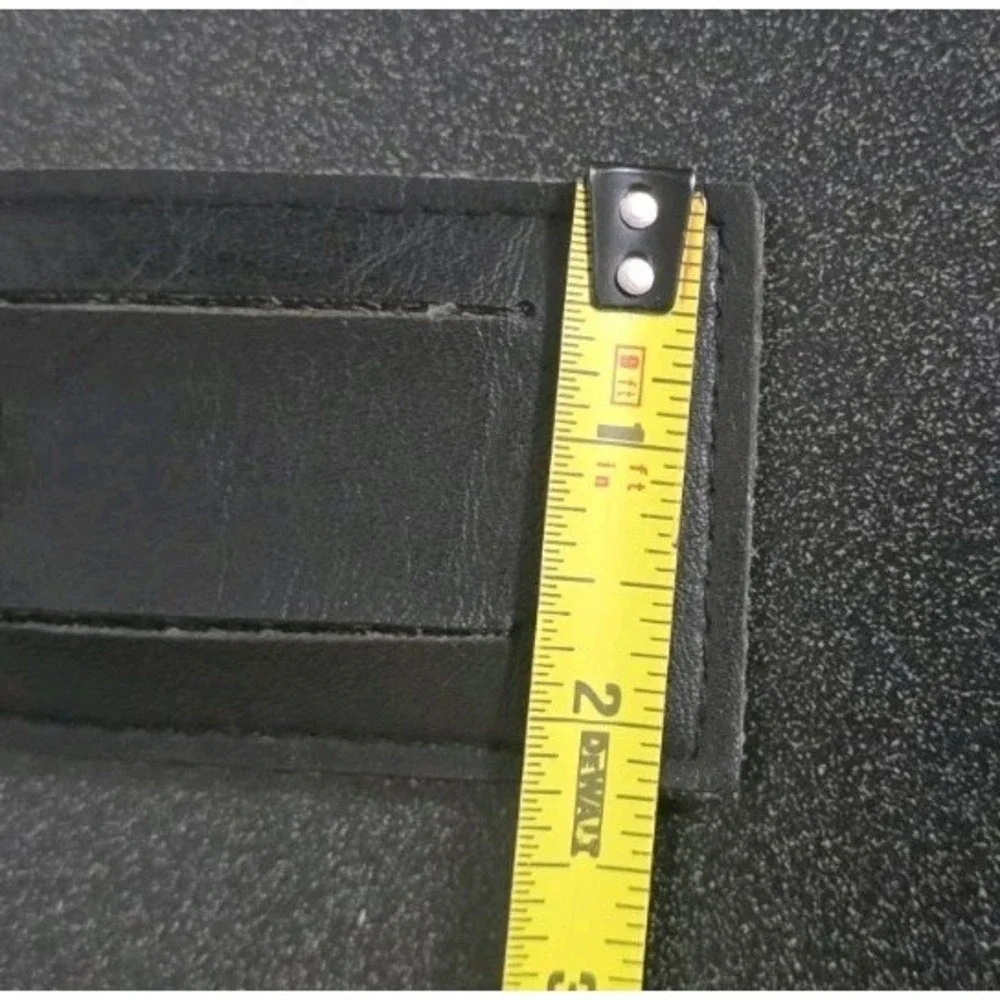 NEW United States US Army Leather Luggage Tag With‎ Buckle USA Military Veterans